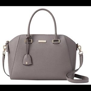 Kate Spade Hare Gray Tilden Place Pippa Satchel